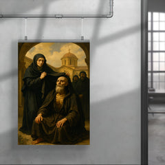 St Marina the Monk revealed in monastery court poster 4