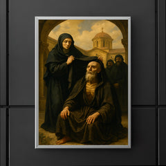 St Marina the Monk revealed in monastery court poster 5