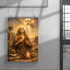 St Mary of Egypt in the wilderness poster 4