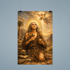 St Mary of Egypt in the wilderness poster 9