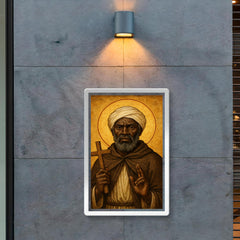 St Moses the Black icon portrait poster 2