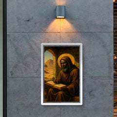 St Moses the Black in desert cell poster 2