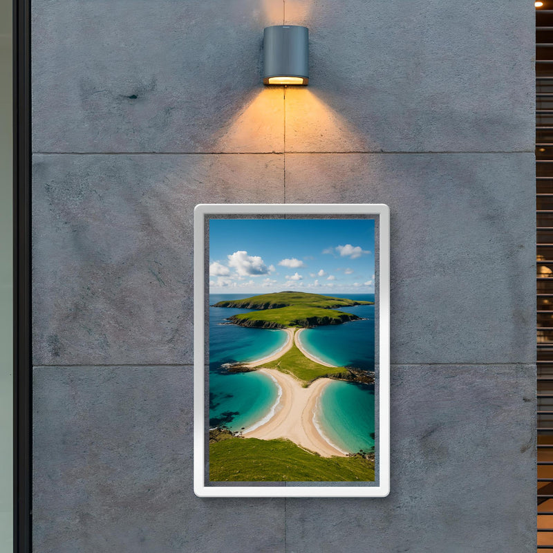 St Ninian's Isle Tombolo Shetland Scotland poster 2