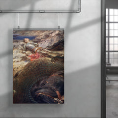 St. George and the Dragon by Briton Riviere poster 4