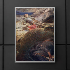 St. George and the Dragon by Briton Riviere poster 5