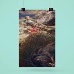 St. George and the Dragon by Briton Riviere poster 6