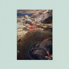 St. George and the Dragon by Briton Riviere poster 8