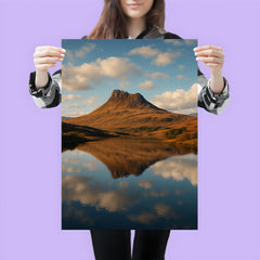 Stac Pollaidh Scotland poster 3