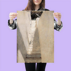 Staircase in Capri by John Singer Sargent poster 3