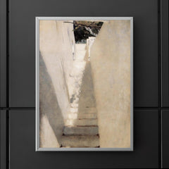 Staircase in Capri by John Singer Sargent poster 5