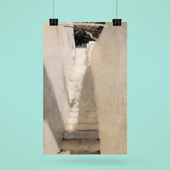 Staircase in Capri by John Singer Sargent poster 6