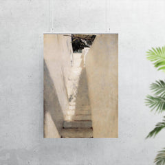 Staircase in Capri by John Singer Sargent poster 7