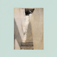 Staircase in Capri by John Singer Sargent poster 8