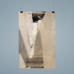 Staircase in Capri by John Singer Sargent poster 9