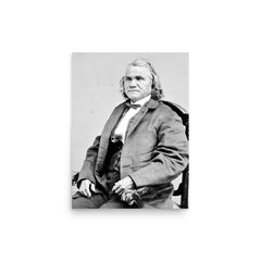 Stand Watie poster on a plain backdrop in size 12"x16".