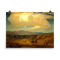 Star of Bethlehem by Elihu Vedder, 1879 poster on a plain backdrop in size 8"x10".