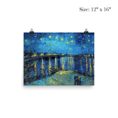 Starry Night Over the Rhone by Vincent van Gogh poster 3