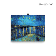 Starry Night Over the Rhone by Vincent van Gogh poster 4