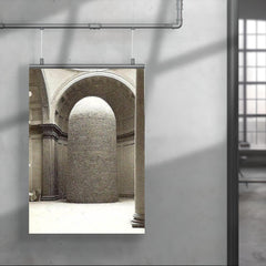 Statue of David by Michelangelo Encased in Bricks During World War II poster 4