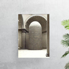 Statue of David by Michelangelo Encased in Bricks During World War II poster 7