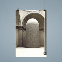 Statue of David by Michelangelo Encased in Bricks During World War II poster 9