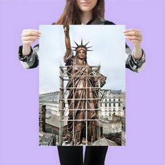 Statue of Liberty In Paris Before Shipment to New York, 1886 poster 3