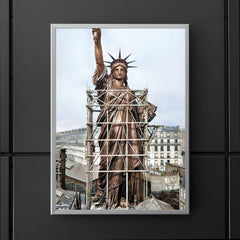 Statue of Liberty In Paris Before Shipment to New York, 1886 poster 5