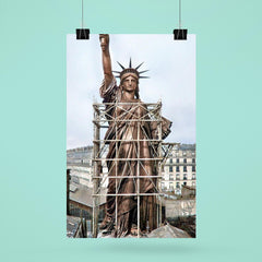 Statue of Liberty In Paris Before Shipment to New York, 1886 poster 6