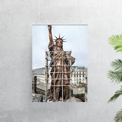 Statue of Liberty In Paris Before Shipment to New York, 1886 poster 7