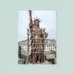 Statue of Liberty In Paris Before Shipment to New York, 1886 poster 8