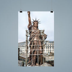 Statue of Liberty In Paris Before Shipment to New York, 1886 poster 9