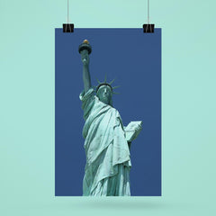 Statue of Liberty poster mockup 6