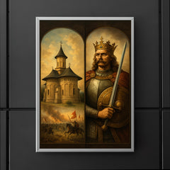Stefan Cel Mare monastery and battlefield diptych poster 5