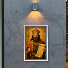 Stefan Dušan imperial law code portrait poster 2