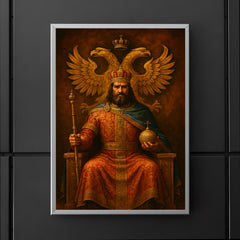 Stefan Dusan enthroned under double headed eagle poster 5