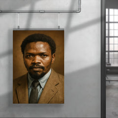 Steve Biko portrait poster 4