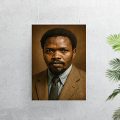 Steve Biko portrait poster 7