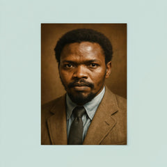 Steve Biko portrait poster 8