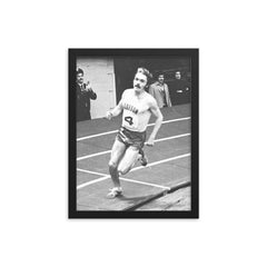 Steve Prefontaine framed print on a plain backdrop in size 12"x16".