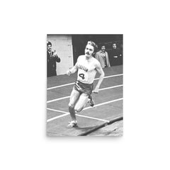 Steve Prefontaine poster on a plain backdrop in size 12"x16".