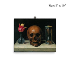 Still Life with a Skull by Philippe de Champaigne, 1671 poster 4