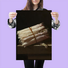 Still Life with Asparagus by Adriaen Coorte, 1697 poster 3