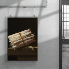 Still Life with Asparagus by Adriaen Coorte, 1697 poster 4
