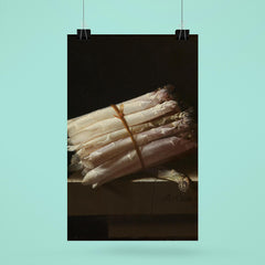 Still Life with Asparagus by Adriaen Coorte, 1697 poster 6