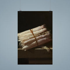 Still Life with Asparagus by Adriaen Coorte, 1697 poster 9