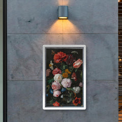 Still Life with Flowers in a Glass Vase by Jan Davidsz de Heem poster 2