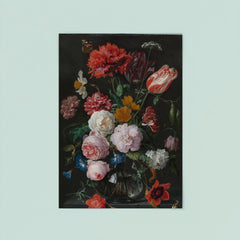 Still Life with Flowers in a Glass Vase by Jan Davidsz de Heem poster 8