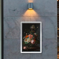 Still Life with Flowers on a Marble Tabletop by Rachel Ruysch, 1716 poster 2