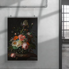 Still Life with Flowers on a Marble Tabletop by Rachel Ruysch, 1716 poster 4