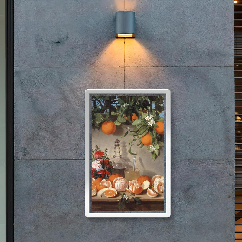 Still Life with Oranges by Rafael Romero Barros poster 2